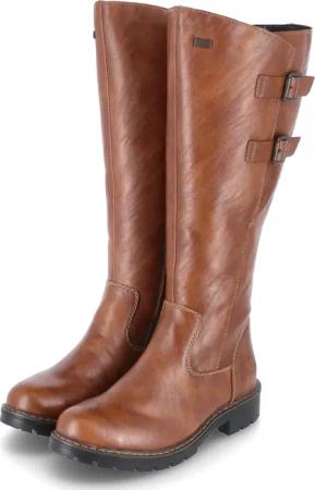 Rieker Winterstiefel für Damen - Gr. 42 - braun - Synthetik