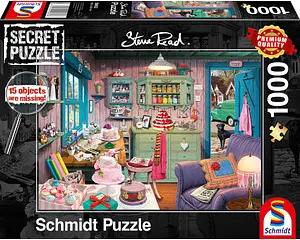 Schmidt Steve Read - Secret Puzzle Großmutters Stube Puzzle, 1000 Teile