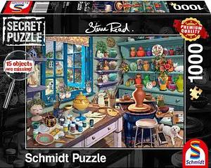 Schmidt Steve Read - Secret Puzzle Künstler-Atelier Puzzle, 1000 Teile