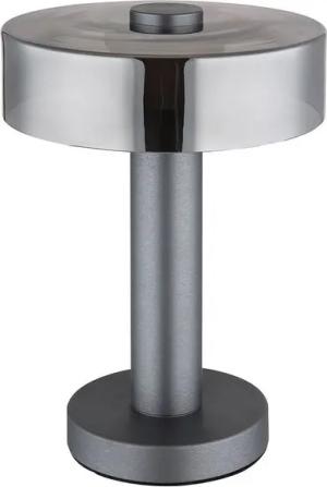 GLOBO LIGHTING LED Tischleuchte, Tischleuchte Beistelllampe LED Nachttischlampe Schlafzimmerlampe Alu