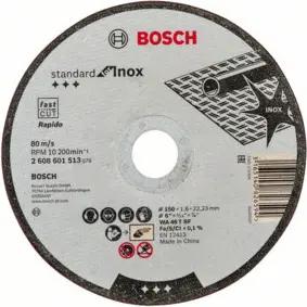 Bosch Trennscheibe gerade Standard for Inox WA 46 T BF, 150 mm, 22,23 mm, 1,6 mm