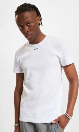 Off-White Off Stamp Rib Shaped T-Shirt
