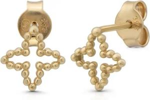 Suzan Gold Paar Ohrstecker Flora Stecker, Gelbgold 375