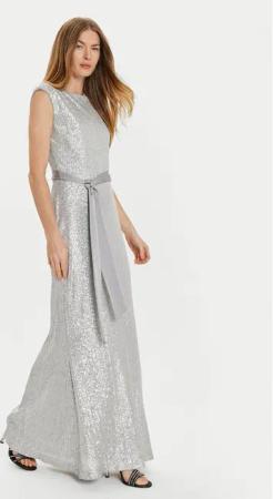 Joseph Ribkoff Abendkleid 243775 Silberfarben Regular Fit