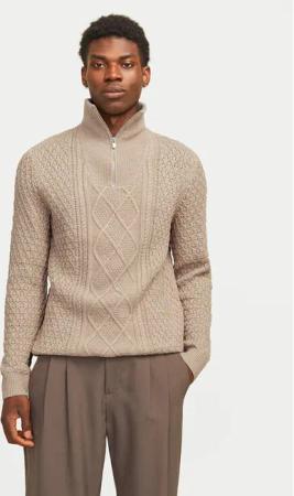 Jack&Jones Pullover Blunorth 12261780 Beige Regular Fit