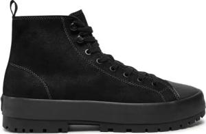 Calvin Klein Jeans Schnürstiefeletten Lugged Hybrid High Laceup Auth YM0YM01092 Schwarz