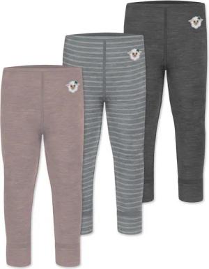 normani Slip 3er Pack Baby Merino Hose Unterhose „Tihoi" lange Unterhose Babyhose Leggings Thermounterhose aus Merinowolle
