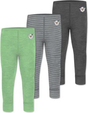 normani Slip 3er Pack Baby Merino Hose Unterhose „Tihoi" lange Unterhose Babyhose Leggings Thermounterhose aus Merinowolle