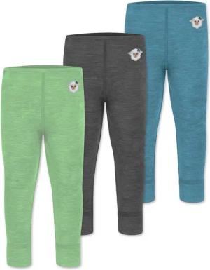 normani Slip 3er Pack Baby Merino Hose Unterhose „Tihoi" lange Unterhose Babyhose Leggings Thermounterhose aus Merinowolle