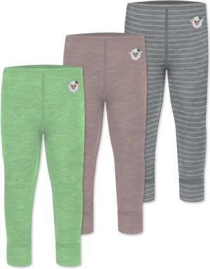 normani Slip 3er Pack Baby Merino Hose Unterhose „Tihoi" lange Unterhose Babyhose Leggings Thermounterhose aus Merinowolle