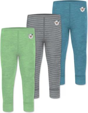 normani Slip 3er Pack Baby Merino Hose Unterhose „Tihoi" lange Unterhose Babyhose Leggings Thermounterhose aus Merinowolle