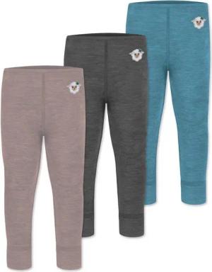 normani Slip 3er Pack Baby Merino Hose Unterhose „Tihoi" lange Unterhose Babyhose Leggings Thermounterhose aus Merinowolle