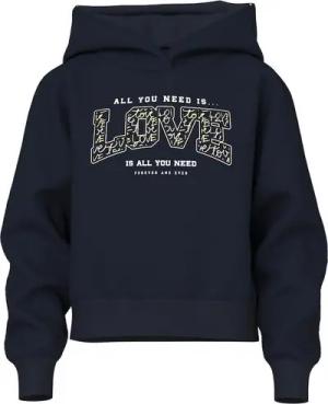 Name It Kapuzensweatshirt NKFVINKA LS NREG SHORT SWEAT WH BRU (1-tlg., Geschenkidee)