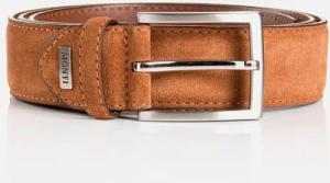 MONTI Ledergürtel, 3,5 cm breit, Business-Casual, Veloursleder, kürzbar