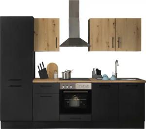 BASIC by Balculina Küchenzeile "Turin", Breite 270 cm, wahlweise mit E-Geräten