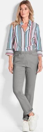 Klassische Schlupfjeans CARLA - grau - Gr. 22 von Goldner Fashion