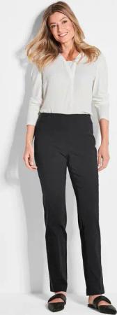 Pflegeleichte Bengalinhose CARLA - schwarz - Gr. 195 von Goldner Fashion