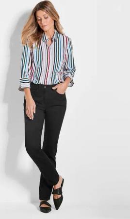Röhrenjeans LOUISA - schwarz - Gr. 24 von Goldner Fashion