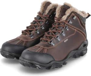 Beliano Winterboots für Herren - Gr. 41 - braun - Leder und Synthetik