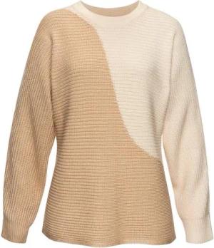 Vivance Strickpullover in Colorblock-Optik, Rundhals