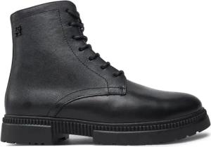 Tommy Hilfiger Stiefel Comfort Tl Texture Lth Boot FM0FM05182 Schwarz