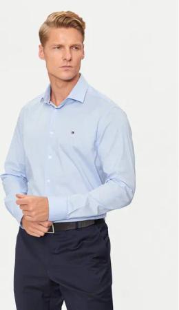 Tommy Hilfiger Hemd MW0MW38347 Himmelblau Slim Fit