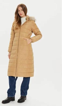 Tommy Hilfiger Daunenjacke Heritage WW0WW43601 Beige Regular Fit
