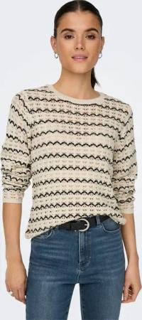 ONLY Strickpullover "ONLASA LS STRUCTURE O-NECK NCA KNT"