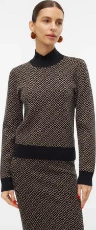 Vero Moda Strickpullover "VMARIA ART LS HIGH-NECK PULLOVER GA"