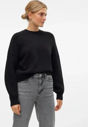 Vero Moda Rundhalspullover "VMENYA LS O-NECK PULLOVER BOO"