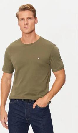 Tommy Hilfiger T-Shirt UM0UM03362 Grün Regular Fit
