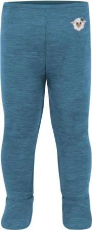 normani Slip Baby Merino Hose „Silverdale" Stramplerhose mit Fuß Babyhose lange Unterhose Leggings Wollhose