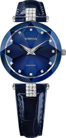 Jowissa J5.622.M Facet Strass Damenuhr 29mm 5ATM