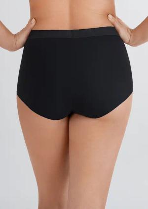Figurformende Panty - schwarz - Gr. 48 von Goldner Fashion