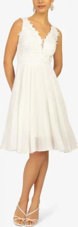 Kraimod - Cocktailkleid - Größe 44 - weiß
