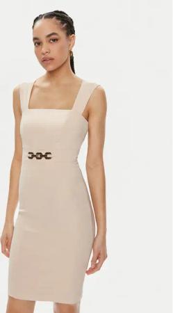 Marciano Guess Coctailkleid Norah 4GGK44 7074A Beige Slim Fit