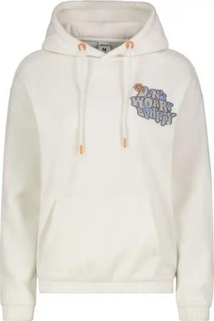 Sublevel Kapuzenpullover - Fleece Hoodie - XS bis XL - für Damen - Größe S - altweiß