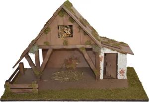 Alfred Kolbe Krippe "Weihnachtsdeko", (1 tlg.), aus Holz, 47x22x30 cm, für Figuren bis 10 cm Höhe