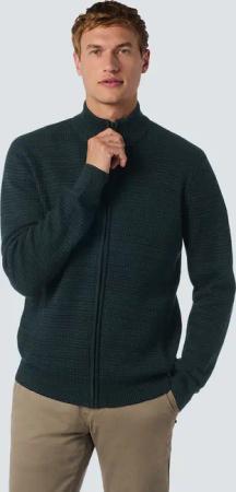 NO EXCESS Rollkragenpullover "No Excess Jacquard-Strickjacke"