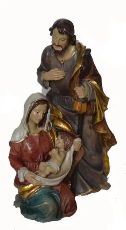 Alfred Kolbe Krippenfigur "Familienblock, Weihnachtsdeko", Höhe 25,5 cm