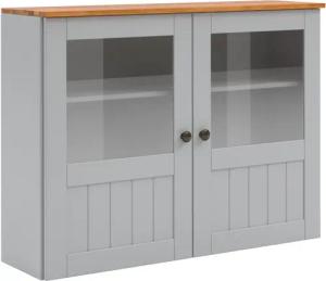 Home affaire Hängeschrank "Alby2", Mit Metallgriffen und Glastüren, Breite 100 cm