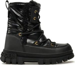 Tommy Hilfiger Schneeschuhe Fur Boot T3A5-33610-1695 S Schwarz