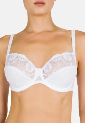Conturelle Bügel-BH Provence (1-tlg) Bügel-BH - Transparente Obercups, Wunderschöne Stickerei