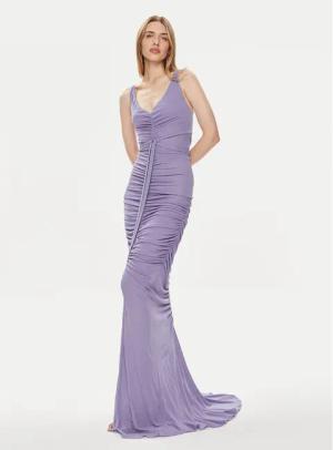 Elisabetta Franchi Abendkleid AB-590-42E2-V780 Violett Regular Fit