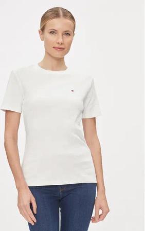 Tommy Hilfiger T-Shirt New Cody WW0WW40587 Weiß Slim Fit