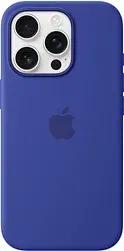 Apple Silikon Case Handy-Cover für Apple iPhone 16 Pro ultramarin