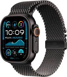 Apple Watch Ultra 2 49 mm (GPS + Cellular) Milanaise Armband M schwarz
