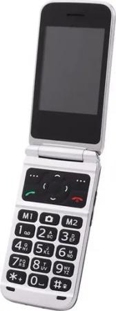 OLYMPIA OFFICE VITUS Klapphandy (Mobiltelefon 2G, Seniorenhandy, Bluetooth, USB-C, schwarz)