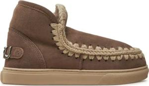 Mou Schneeschuhe Eskimo Sneaker Big Metal Logo FW111008A Braun