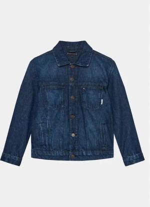 Tommy Hilfiger Jeansjacke Oversized Trucker Bleach KB0KB08135 Blau Regular Fit